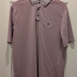 Johnston & Murphy Lavender Polo Shirt